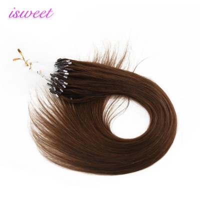 Russian loop hair extension 1g gram micro ring 100% remy human