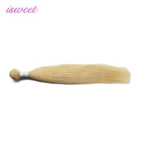 Popular 100% remy blonde hair human bundles weave