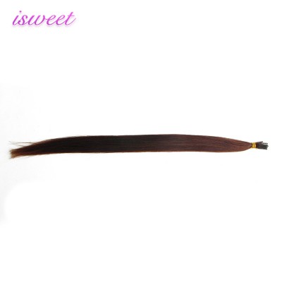 Long dark brown Italian keratin i tip hair extensions wholesale india