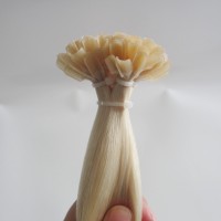 32 years old factory cheap price  high quality 100% human hair nail tip hair extension U tip/I tip/flat tip remy hair