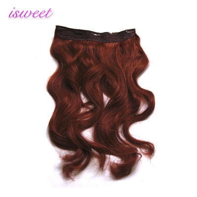 Factory direct customized remy Indian clip human hair extension wet and wavy one piece clip in hair