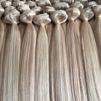 20''Unprocessed 8A Malaysian Hair,double wefted 16 pcs hair extensions clip in