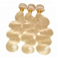 Best selling blonde brazilian human hair weave remy 613 virgin hair extensions