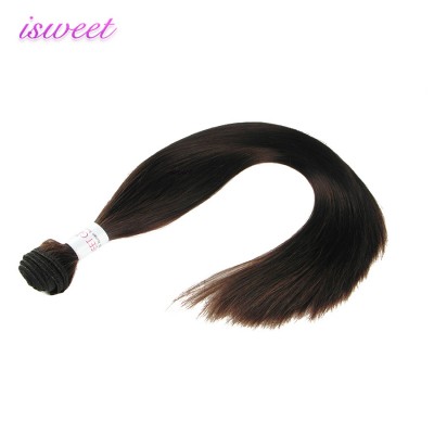 Dark brown thick end remy hair 100 human hair extensions bundles