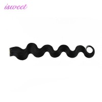 Jet black remy tape in body wave human hair extensions